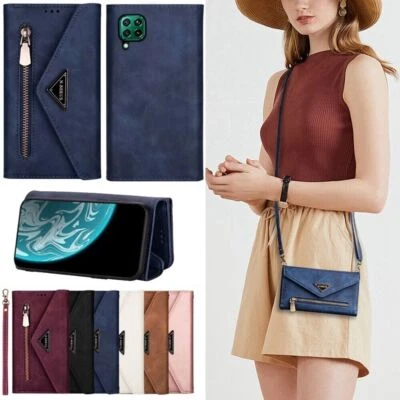 For Samsung Galaxy S20 S21 S22 FE S23 Luxury Leather Wallet Flip Bag Card Cover - Image 1 of 4