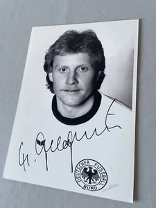 MANFRED "Manni" BURGSMÜLLER († 2019) DFB foto firmata 20x29 autografo autografo - Foto 1 di 1