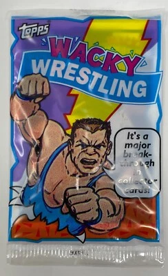 1993 Topps Ireland WWF Wacky Wrestling Pack Iron Sheik #42 Top Road Warriors #46 Foto 1 de 2