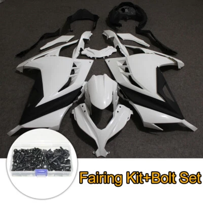 Неокрашенный обтекатель комплект + болты для Kawasaki Ninja 300 2013-2017 EX300 ABS кузов - Изображение 1 из 4
