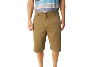 Pantalones cortos de algodón Unit Riders SIEGE marrón café para hombre cinco bolsillos - Imagen 1 de 3