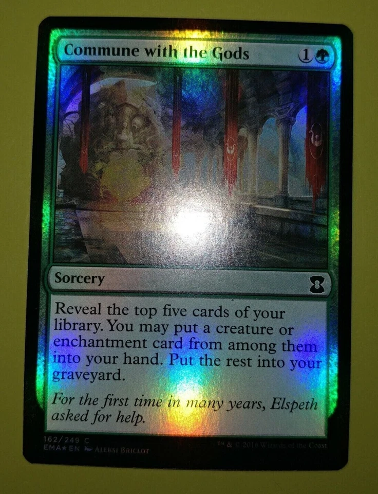 FOIL Commune with the Gods x1 Eternal Masters 1x MTG Magic the Gathering MTG - Image 1 of 1