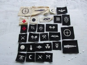 WW 2 USN US Navy specialty Rate 28 patch lot original lot 5 28patches - Picture 1 of 13