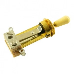 GENUINE SWITCHCRAFT EXACT GIBSON LES PAUL TOGGLE SWITCH GOLD  - Picture 1 of 1