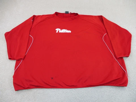 Philadelphia Phillies Sweater Adult 6XL XXXXXXL Red Baseball Sweatshirt Mens * Cover