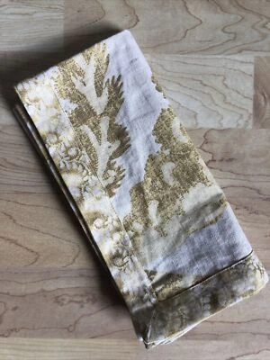Williams Sonoma PALAMPORE Gold Tone Napkin Cotton/Linen 20" Square NWOT  - Image 1 of 4