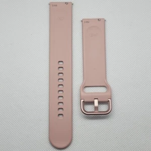 OEM Genuine Samsung Active2 Galaxy Watch4 20mm Soft Sport Silicone Band M/L Pink - Picture 1 of 6