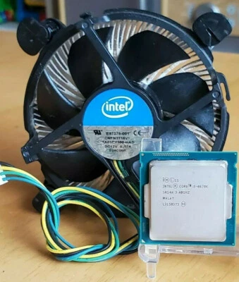 Intel Core i5-4670K 3.4GHz Quad-Core (SR14A) Haswell Processor w/ CPU Cooler - Image 1 of 4