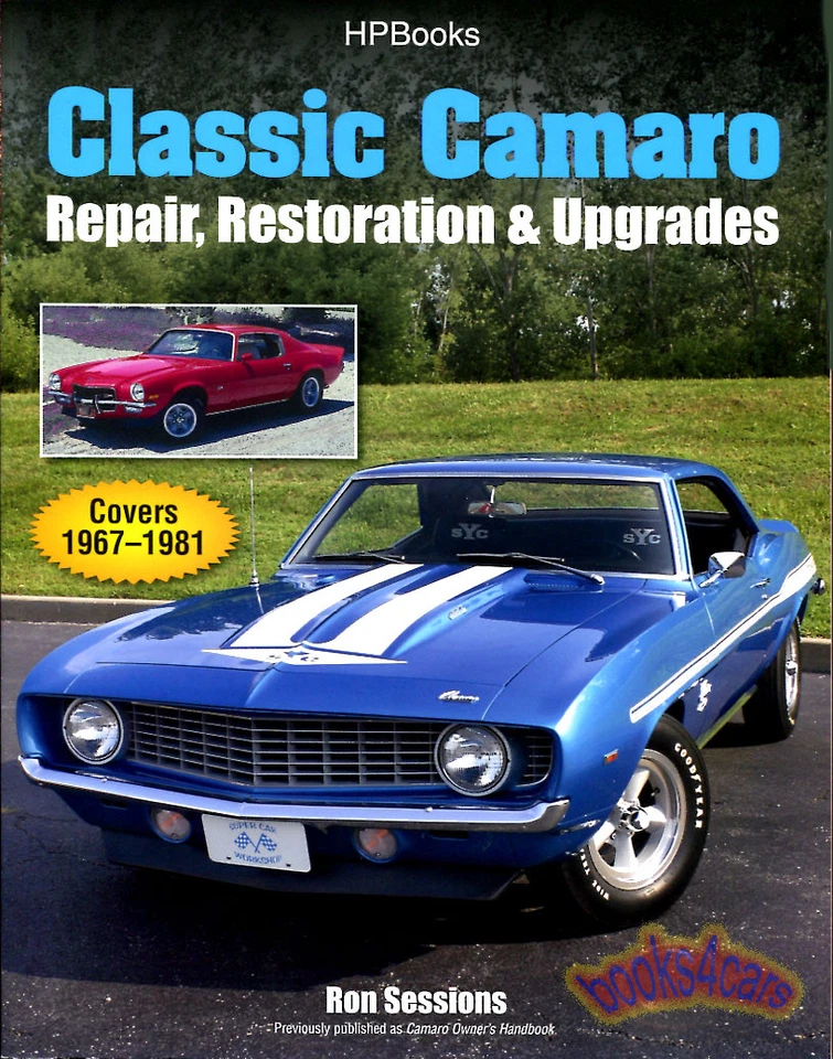 CAMARO REPAIR RESTORATION CHEVROLET BOOK CLASSIC MANUAL UPGRADES SESSIONS Foto 1 de 1