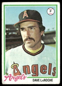 Tarjeta de béisbol Dave LaRoche 1978 Topps #454 California Angels - Imagen 1 de 2