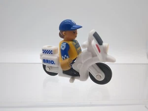 Rare 💥 Brio 33861 Police Motorcyclist | - Picture 1 of 4