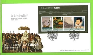 G.B. 2009 House of Tudors MS on Royal Mail First Day Cover, London SE10 - Picture 1 of 1