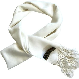 White Men's Solid Color Design Nepalese Fashion Seconds Wrap CJ Apparel NEW - Picture 1 of 12