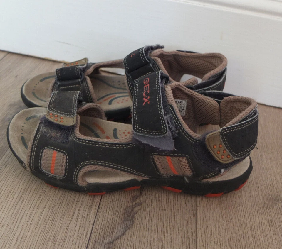 Sandalias deportivas Geox Respira de cuero/sintéticas talla 35 UK 2 1/2 US 3 1/2 Top Foto 1 de 4