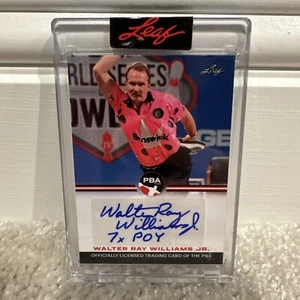 PBA Legend 7 Titel - Walter Ray Williams Jr Auto #141/148 Limited Edition - Leaf - Bild 1 von 2