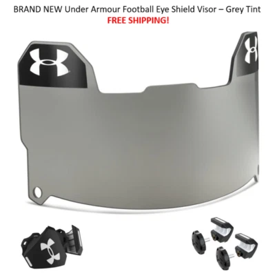 MEJOR PRECIO Under Armour Fútbol Protector de Ojos Visera Tinte Gris ENVÍO GRATUITO UA NUEVO Foto 1 de 2