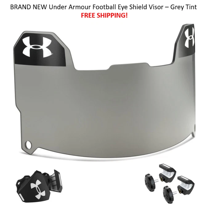 MEJOR PRECIO Under Armour Fútbol Protector de Ojos Visera Tinte Gris ENVÍO GRATUITO UA NUEVO Foto 1 de 2