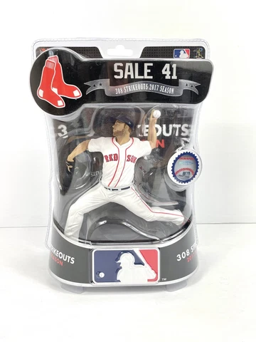 Chris Sale Boston Red Sox #41 308 Strikeouts 2017 Season Action Figure NEW Cover
