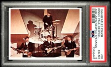 PSA 6 - 1964 The Beatles Color Graded Card John Lennon, Paul, George, Ringo #35