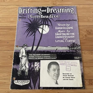 Vintage Sheet Music - Drifting and Dreaming (Sweet Paradise) - 1925 Fox Trot Uke - Picture 1 of 8