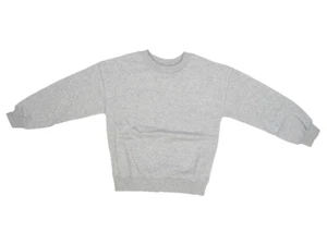 H&M Sweater Youth Boys Girls 6-8Y Crewneck Organic Recycled Cotton Polyester Ble - Picture 1 of 11