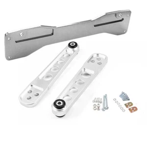 Rear Lower Suspension Control Arms +Subframe Brace for Honda Civic ES DX 01-05 - Picture 1 of 7