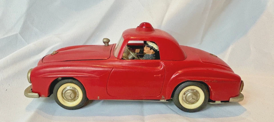 Coche De Colección Schuco Elektro Razzia 5509 Rojo Mercedes 190SL No Funciona SIN LLAVE Alemania Foto 1 de 4