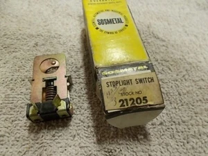 21205 SOS METAL STOP LIGHT SWITCH,  E-107 - Picture 1 of 3