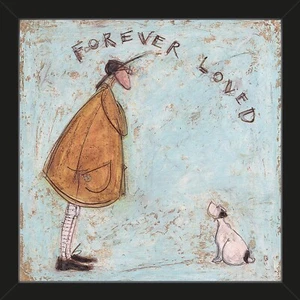 Sam Toft - Forever Loved - Official 31.5 x 31.5cm Framed Art Print - Picture 1 of 3