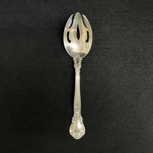 Chantilly by Gorham Sterling Silver 63.33g Pierced Serving Tablespoon 8 3/8" - Picture 1 of 9