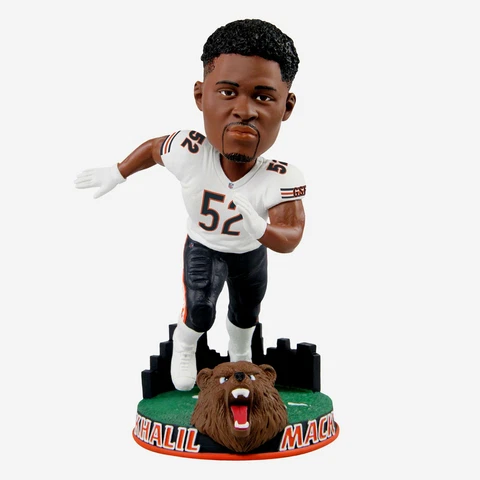 Khalil Mack Chicago Bears City Skyline Limited Edition Bobblehead NFL Cover