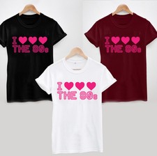 I (LOVE) THE 70s 80s and 90s T-Shirt - Funny Birthday Gift Disco Music Style