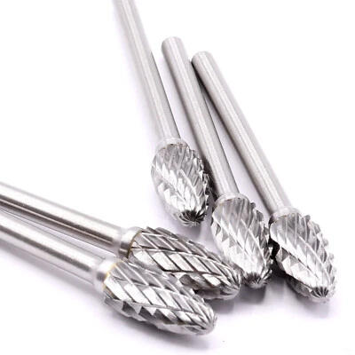  5x VHM Schaftfräser 6mm Frässtifte Fräser Gravur für Dremel Proxxon Zubehör  - Bild 1 von 4