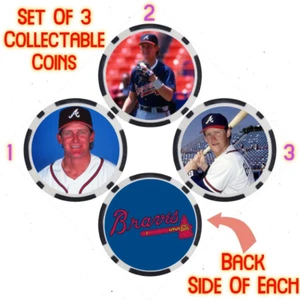 JEFF BLAUSER - LEGENDARY BRAVES BASEBALL PLAYER - COLLECTABLE COIN SET - Picture 1 of 2