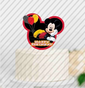 Mickey Minnie Custom Friends Tortenaufleger Herzstück Dekoration Party Geburtstag - Bild 1 von 2