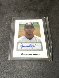 Fernando Nieve 2004 Just Minors Auto Autograph