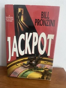 JACKPOT Bill Pronzini NAMELESS DETECTIVE Hb Signed Delacorte Press 1990 - Picture 1 of 6