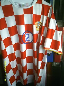 MAILLOT FOOTBALL EQUIPE DE CROATIE CROATIA TAILLE XL - Imagen 1 de 4
