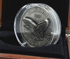 2020 2 oz. Pure Silver Coin - The Flying Loon - 13th Coin Minted Low Mintage 425