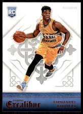 Emmanuel Mudiay 2015-16 Panini Excalibur Rookie #179 Denver Nuggets NBA RC Card