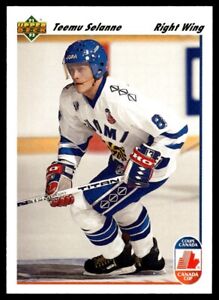 1991-92 Upper Deck French . Teemu Selanne Rookie Finland #21A