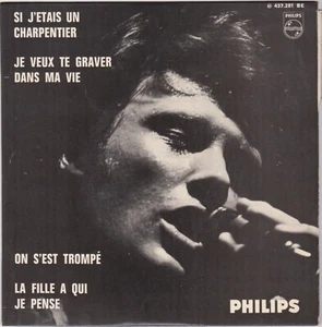 JOHNNY HALLYDAY SI J'ETAIS UN CHARPENTIER "IF I WERE A CARPENTER" FRENCH ORIG EP - Bild 1 von 2