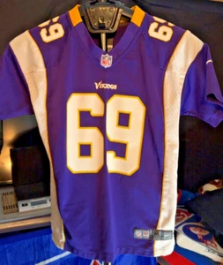 Jared Allen Minnesota Vikings #69 NikeOn Field Purple Jersey Youth Size M 10-12 - Picture 1 of 5