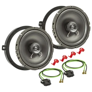 Lautsprecher Einbau Set passt für Mercedes C-Klasse W202 ab 1993-00 165mm Front - Bild 1 von 6