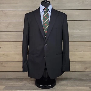 Indochino Blazer Mens 40R Black Wool Stretch Unstructured Sport Coat 2 Button - Picture 1 of 16
