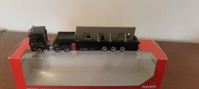 Herpa 157131 DAF XF 105 SC Betonteiletransporter "Rot-Fink" - Immagine 1 di 4