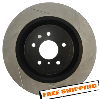 Rotor de freno delantero StopTech Sport ranurado 1 pieza del lado del conductor para 09 Nissan 350Z Foto 1 de 4