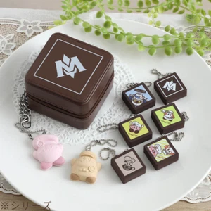 Kirby Cafe Limited Meta Knight Chocolate Shaped Pouch＆Keychain Box Set of 2 NEW - Picture 1 of 12