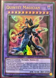 YuGiOh Quintet Magician Ultra Rare 1st Edition DUPO-EN040/GFP2-EN127 NM - Picture 1 of 1