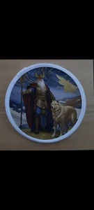 Distintivo toppa Odino arte vichinga norvegese Norvegia slava Scandinavia vichinghi Valhalla - Foto 1 di 1